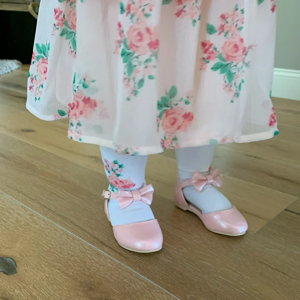 Janie & Jack easter bouquet collection tights 12-24M